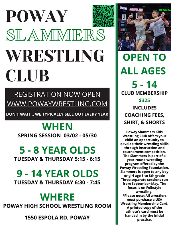 2023 spring slammers registration | Poway Wrestling